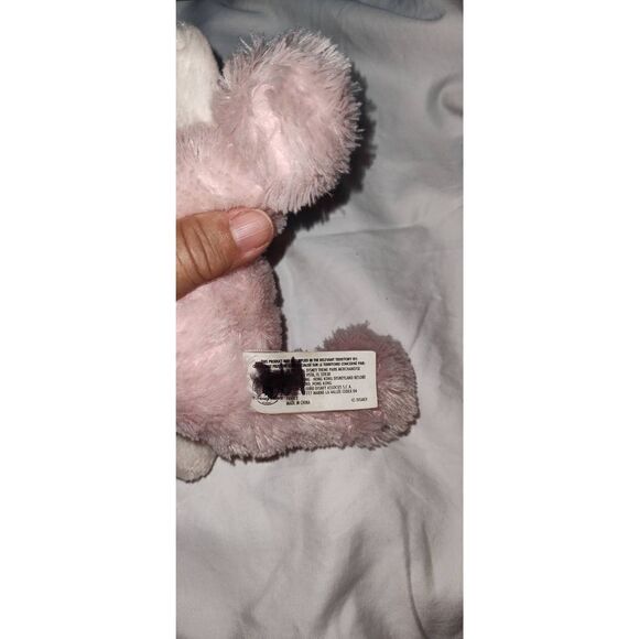 Pastel DISNEY Minnie Mouse Plush Rattle 12". Pink and gray. Lovey. Stuffed anima - Picture 7 of 7